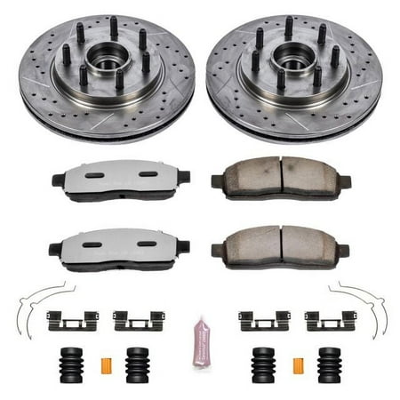 Power Stop Front Z36 Truck & Tow Brake Kit K1941-36 Fits 2018 Dodge Journey