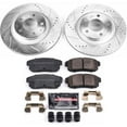 thumbnail image 3 of PowerStop Rear Z23 Evolution Sport Carbon-Fiber Ceramic Brake Pad and Drilled & Slotted Rotor Kit Fits: MAZDA Select Models K3146, 3 of 10