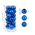thumbnail image 3 of Ball Ornament Glossy Finish Decorative Sphere Multi‑Surface Style for Christmas Tree Holiday Decoration, 3 of 7