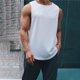 thumbnail image 1 of Ropa de gimnasio para hombre, camiseta interior sin mangas para culturismo, chaleco muscular de algodón sólido, camiseta sin mangas para Fitness, 2023, 1 of 4