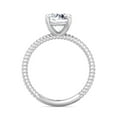 thumbnail image 3 of Camigos - Twisted Rope Band Round Cut Moissanite Lab - Diamond Solitaire Engagement Ring, 3 of 5