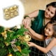 thumbnail image 1 of xihome Juego de 6 adornos navideños plateados a rayas, bolas de plstico de 6 cm para decorar el rbol de Navidad., 1 of 6