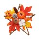 thumbnail image 1 of Corona de Halloween para puerta de entrada, decoración decorativa para el hogar, fácil de usar y realista. 25 centímetros, 1 of 8