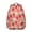 Pink Strawberry Plants, variant on Schnauzer Dogs Backpack for School,Cute School Bag,Schoolbag with Adjustable Shoulder Straps & Padded Back,15.3"x11"x7.1".