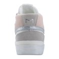 thumbnail image 2 of MARC FISHER Womens White Distressed Removable Insole Cushioned Merin Round Toe Platform Lace-Up Leather Athletic Sneakers Shoes 8.5 M, 2 of 4