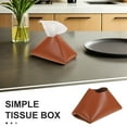 thumbnail image 3 of FOMIYES Modern Nordic Style Coffee Tissue Box Holder for Bathroom and Nightstand, 3 of 8