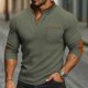 thumbnail image 1 of Ceisia Men's Gradient Printed Casual Elastic Sports Round Neck Activewear Top Gift, 1 of 6