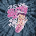 thumbnail image 4 of Wild Bobby Shore Surfer Betty Boop Betty Boop Tie-Dye T-Shirt, Spider Navy, Medium, 4 of 4
