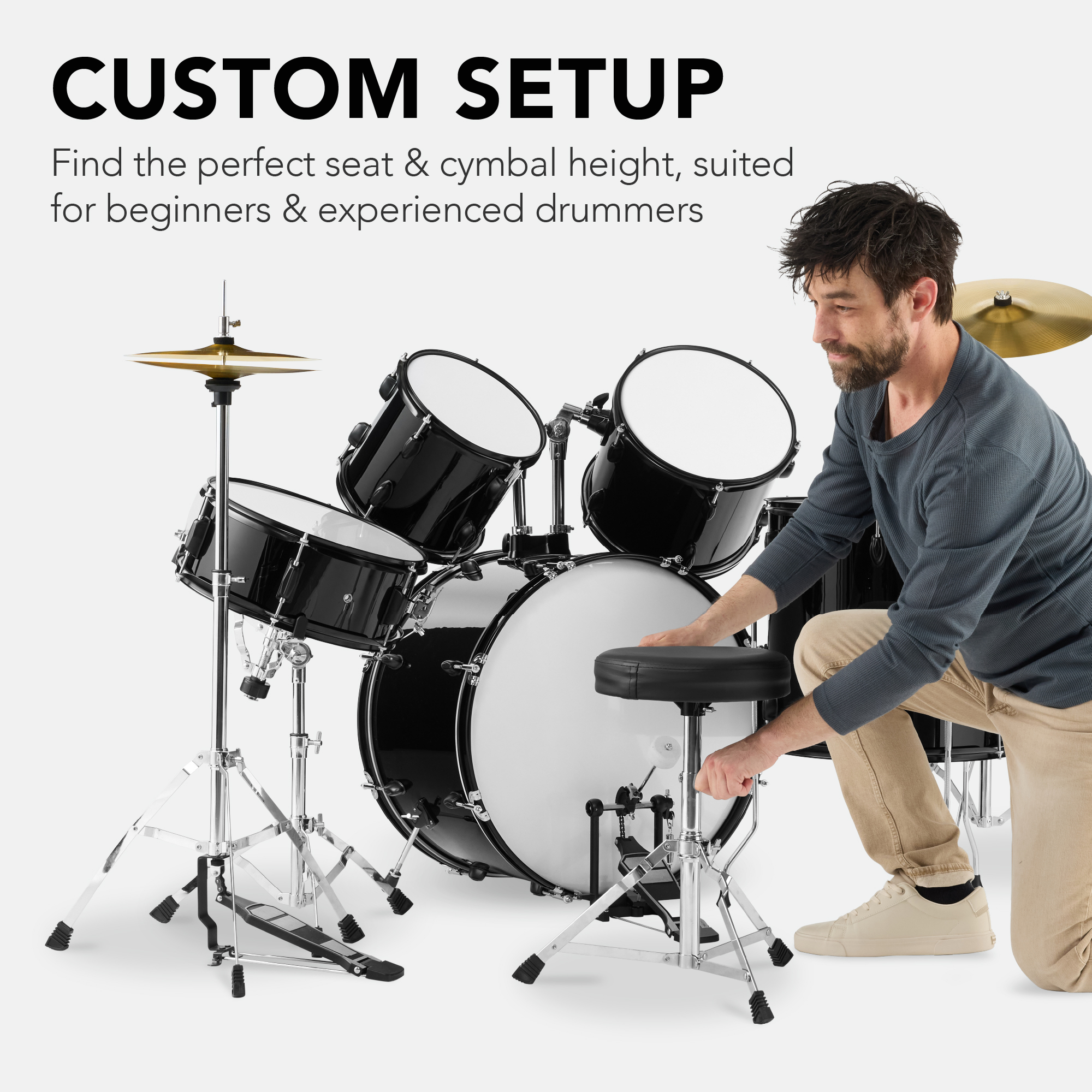 Best Choice Products 5-Piece Acoustic Drum Set photo 6