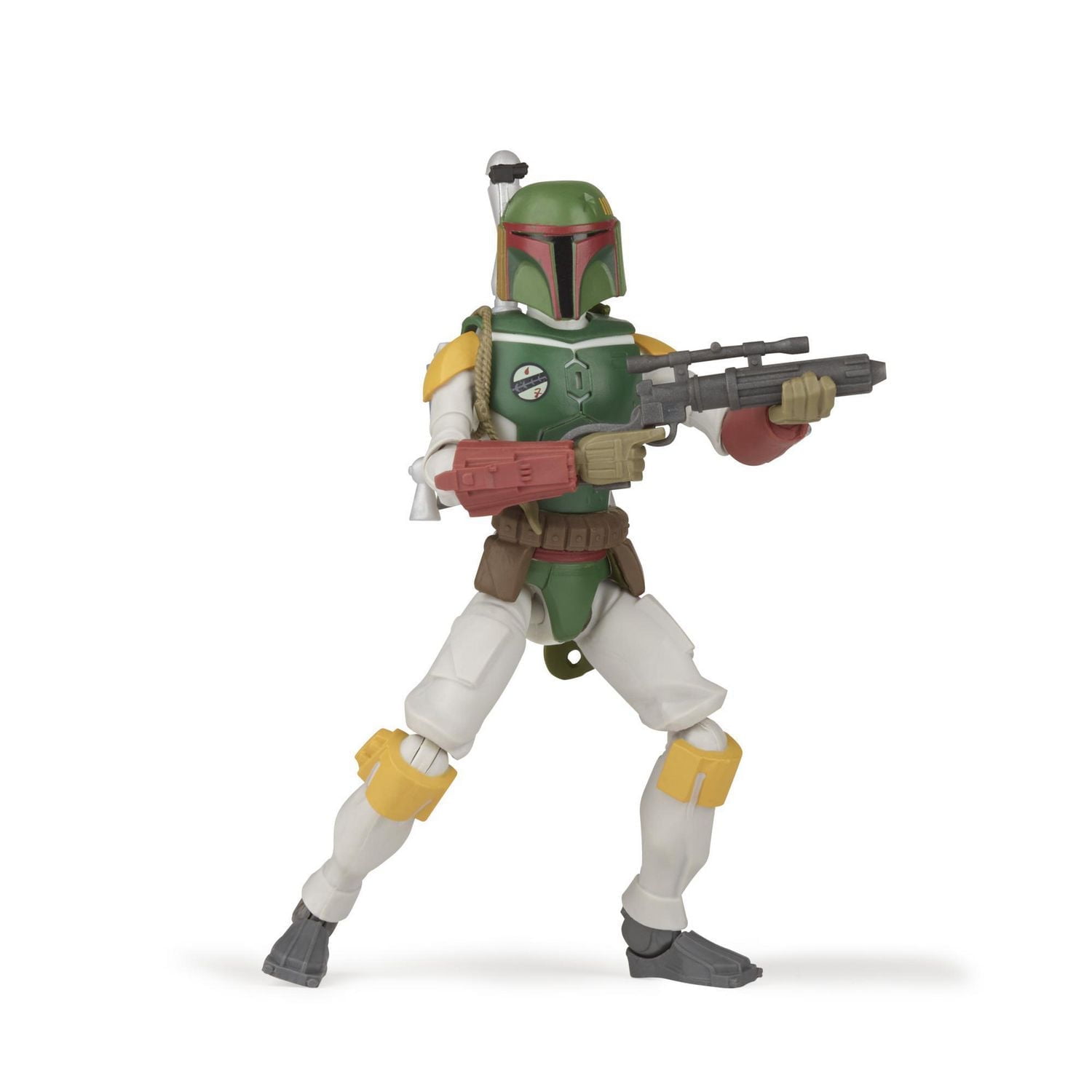 Star Wars Galaxy of Adventures - Figurine articulée Boba Fett de 12,5 cm avec projectile, jouet pour enfants, à partir de 4 ans