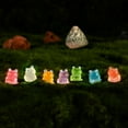thumbnail image 3 of 20Pcs Resin Mini Frogs Cute Glow in The Dark Frog Miniature Figurines Animals Model Fairy Garden Miniature Moss Landscape DIY Crafts Ornament Accessories for Home Décor, 3 of 9