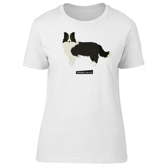 Border Collie Body T-Shirt Women -Image by Shutterstock, Female Medium
