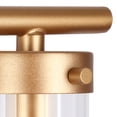 thumbnail image 5 of LNC Modern Gold 4-Light Bathroom Vanity Light with Clear Glass, L 28"x W 5.5"x H 9.8", 5 of 6