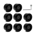 thumbnail image 4 of 8 Pcs Roues de Patin à Roulettes PU 82A pour Extérieur Intérieur avec Roulement, 4 of 7