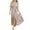 Beige, variant on Women Solid Color V Neck Short Sleeve Wrap Maxi Dress Waist Tie Front Slit Elegant Flowy Boho Chic Casual Vacation Daily Summer Dress Red XL