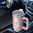 thumbnail image 4 of 1pc Christmas Gifts 40oz Tumbler with Straw & Handle - Insulated Stainless Steel Cup | Holiday Gift for Man Women (Christmas, Valentine's, Birthday), 4 of 5