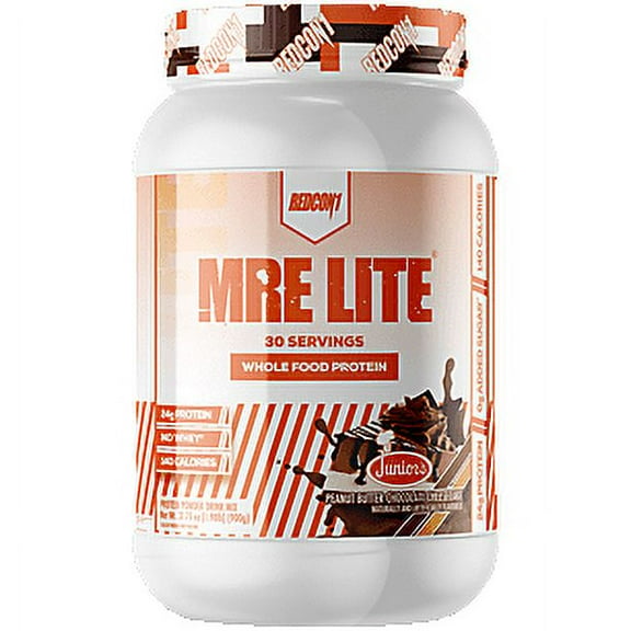 MRE Lite Whole Food Low Carb Meal Replacement - Junior's Peanut Butter Chocolate Cheesecake (31.75 Oz. / 30 Servings)