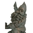 thumbnail image 6 of Adventurous Mr Gnome Sitting On Wild Rodeo Giant Tortoise Garden Figurine Decor, 6 of 9