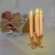 thumbnail image 5 of Candelabro de estilo nórdico con adorno romántico de flores y hierro 5 cabezas de oro, 5 of 9