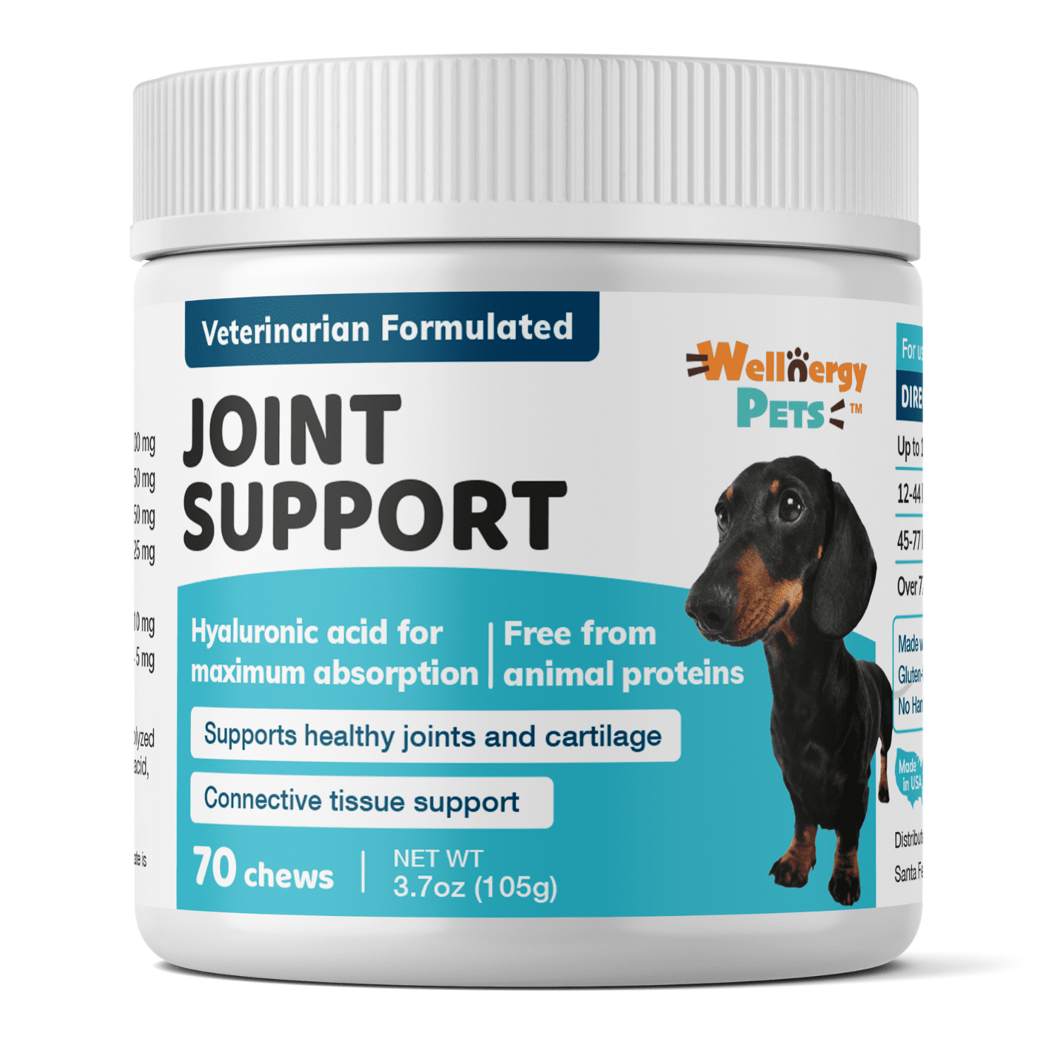 Wellnergy Pets Joint Support with food allergies for Dogs