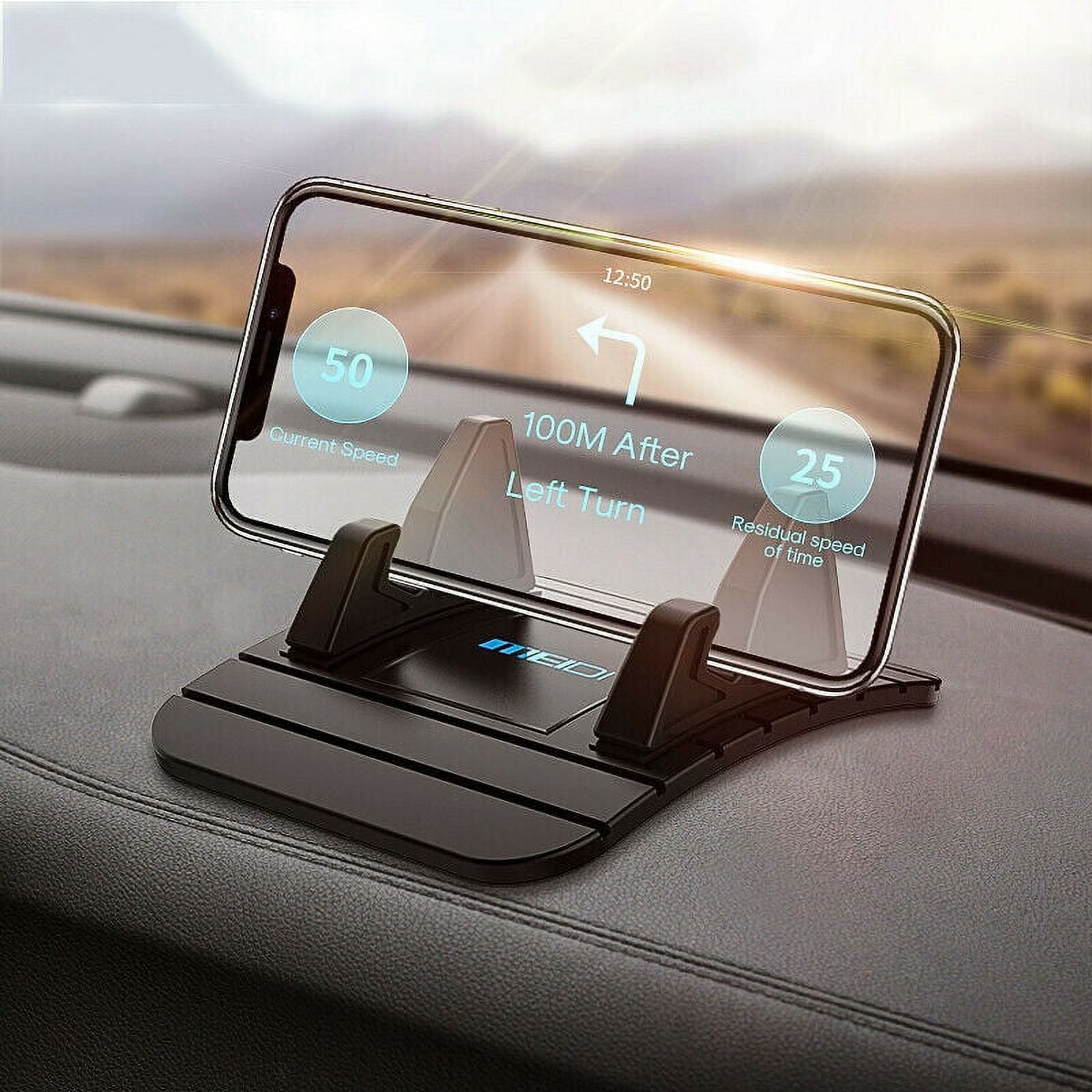 Support Téléphone Voiture Antidérapant Universel - Silicone Pour Tableau De Bord