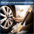 thumbnail image 3 of 1pc 7.09" 7.8mm ID Tire Inflator Extension Tube 0.305inx32TPI Nylon Black for Car Motorcycle Bicycle, 3 of 7