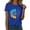 Blue, variant on T Shirts For Women Womens Tops Fashion Workout T Shirts Athletic Plus Size Tops Summer Trendy Clothes Short Sleeve Spring Tee