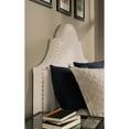 thumbnail image 5 of Portman Fabric Upholstered Full/Queen Headboard in Ivory, 5 of 5