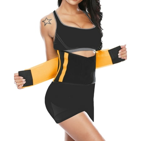 

MISS MOLY Women s Waist Trimmer Belt Sport Girdle Slimming Waist Training Sweat Belly Band Weight Loss