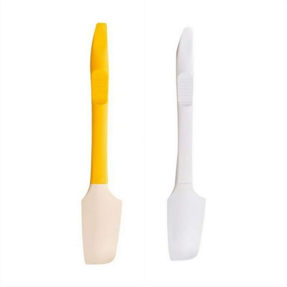 2 in1 Silicone Jam Spreader Spatula with Can Opener End, Multi Purpose Spreaders for Jar, Silicone Jar Spatula, Mini Silicone Spatulas Bulk Cake Cream Butter Spatulas with Long Handle H5B0
