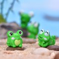 thumbnail image 4 of Travelwant 18Pcs/Set Cute Frog Miniature Figurines Mini Garden Frog Ornaments Animals Model Fairy Garden Miniature Moss Landscape DIY Craft for Home Party, 4 of 7