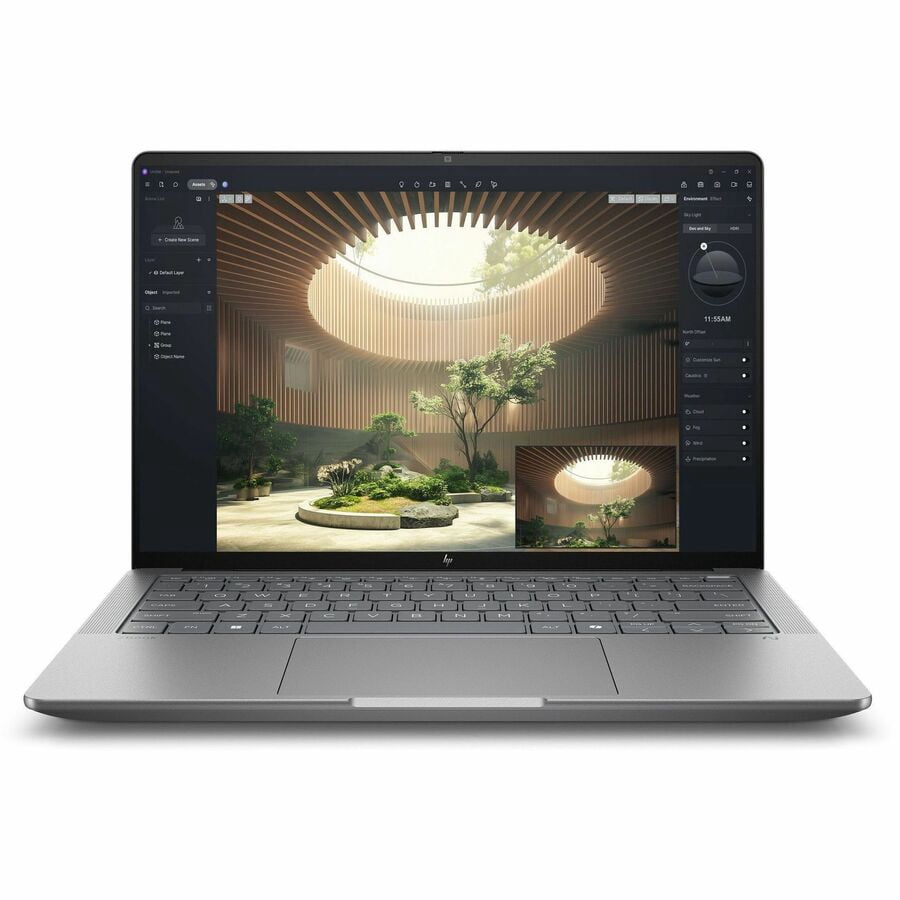 HP ZBook Ultra G1a 14" 2.8K 120Hz OLED Touchscreen Mobile Workstation, AMD Ryzen AI Max+ PRO 395 3.0GHz, 128GB RAM, 2TB SSD, Windows 11 Pro, Meteor Silver