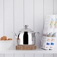 thumbnail image 4 of Korkmaz A050 Droppa Turkish Teapot for Stovetop, Stainless Steel Tea Maker, Tea Kettle 30 oz (900mL), 4 of 4