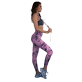 thumbnail image 3 of Women's Tie Dye Printed Activewear Leggings - Buttery Soft Tie Dye -Dusty Mauve , Plus Size XL, 3 of 5