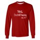 thumbnail image 4 of Amzcrzy - Sudadera Para Hombre, Estilo Veraniego, Holgada, Informal, Estampada, De Manga Larga, Con Cuello Redondo, Color Vino, Xl, 4 of 5