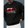 thumbnail image 2 of Men's Casual Letter Print Round Neck Long Sleeve Loose Sweatshirt For Spring Autumn, 2 of 6
