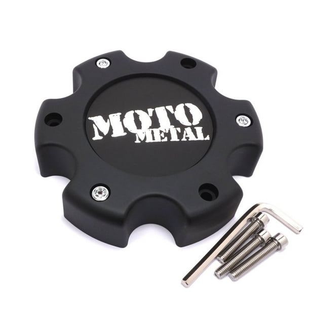 Moto Metal Matte Black Wheel Center Hub Cap 6 Lug 6X5.5