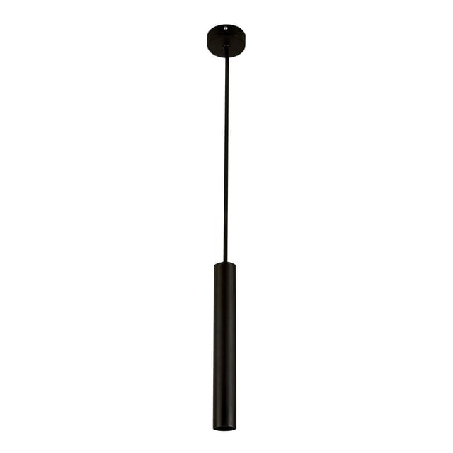 Colgante Tecno con LED integrado 3W negra luz suave cálida EPSILON CTLLED-152/30/N