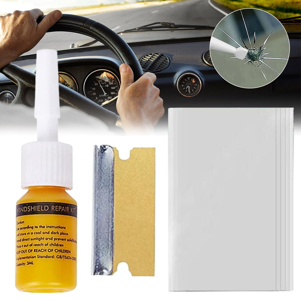 Auto Vehicle Window Screen Glass Scratch Crack Car Windshield Repair