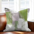 thumbnail image 2 of Sage Green Grey Abstract Throw Pillow Cover Modern Graffiti Cotton Linen Cushion Cover Throw Pillow Case with Invisible Zipper for Couch Sofa Bed Chair Car 20x20 Inch, 2 of 14