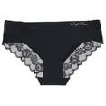 thumbnail image 5 of Marilyn Monroe Women's Sexy Lace Hipster Brief Panties 5 Pack - Black & Cherry Red Floral Checks - Small, 5 of 9