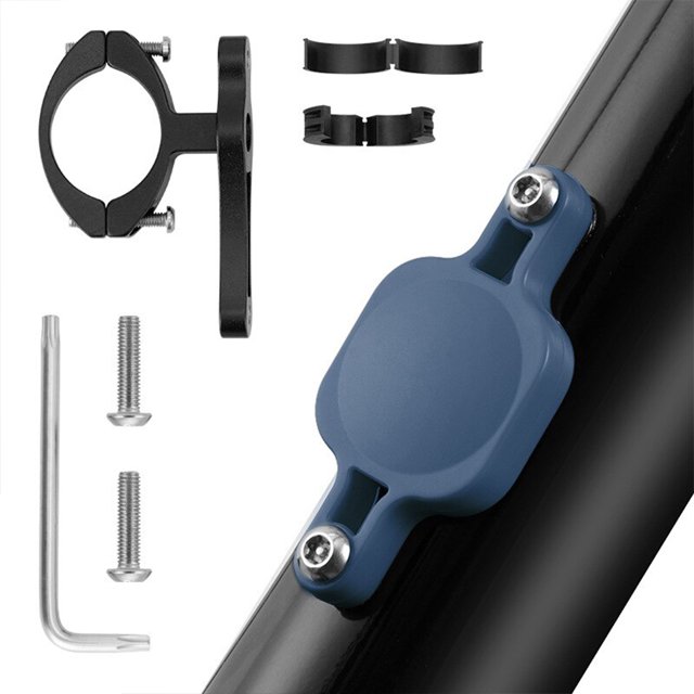 Soidarity Pieza de rastreador de bicicleta sin fugas, suministros de montaje, cubierta protectora, tornillos de llave ABS, soporte resistente al desgaste, Ciclismo Azul Soidarity OD024555-03