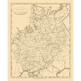 thumbnail image 2 of Arrowsmith 12x14 White Modern Wood Framed Museum Art Print Titled - Europe Russia - Arrowsmith 1812, 2 of 4