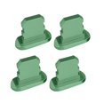 thumbnail image 1 of Methold 4Pcs Mobile Phone Stopper Dust Proof USB Protection Anti-dust Cap Micro Charging Port Replacement for 13/Mini/Pro/Pro Max Cables de audio/vídeo Verde claro, 1 of 4