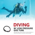 thumbnail image 2 of BCD TUBO Manguera Regulador de respaldo Snorkeling Accesorios de buceo Alta resiliencia Equipo de buceo Dispositivos de aliento Suministros bajo el agua 22 pulgadas (55.8cm) Inevent OD019412-01, 2 of 7