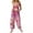 Pink, variant on Women's Valentine's Day Overalls Pink Love Heart Printed Straight Leg Rompers Valentines Baggy Overalls Jumpers with Pockets