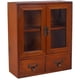 thumbnail image 3 of Brown MultiLayer Wooden Display Cabinet for Storing with Vintage Design and Quality 13.5 Inches, 3 of 4