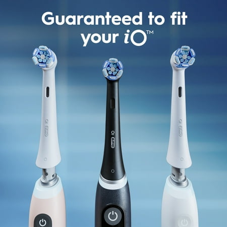 Oral-B - iO Series Gum & Sensitive Replacement Brush Head for iO Series Electric Toothbrush (4 count) - White