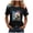 White, variant on idosla American 250th Anniversary Rhinestone 3D Printed Design Women's T-Shirt Eagle 1776-2026 America Flag Crew Neck Tee (Dark Gray, L)