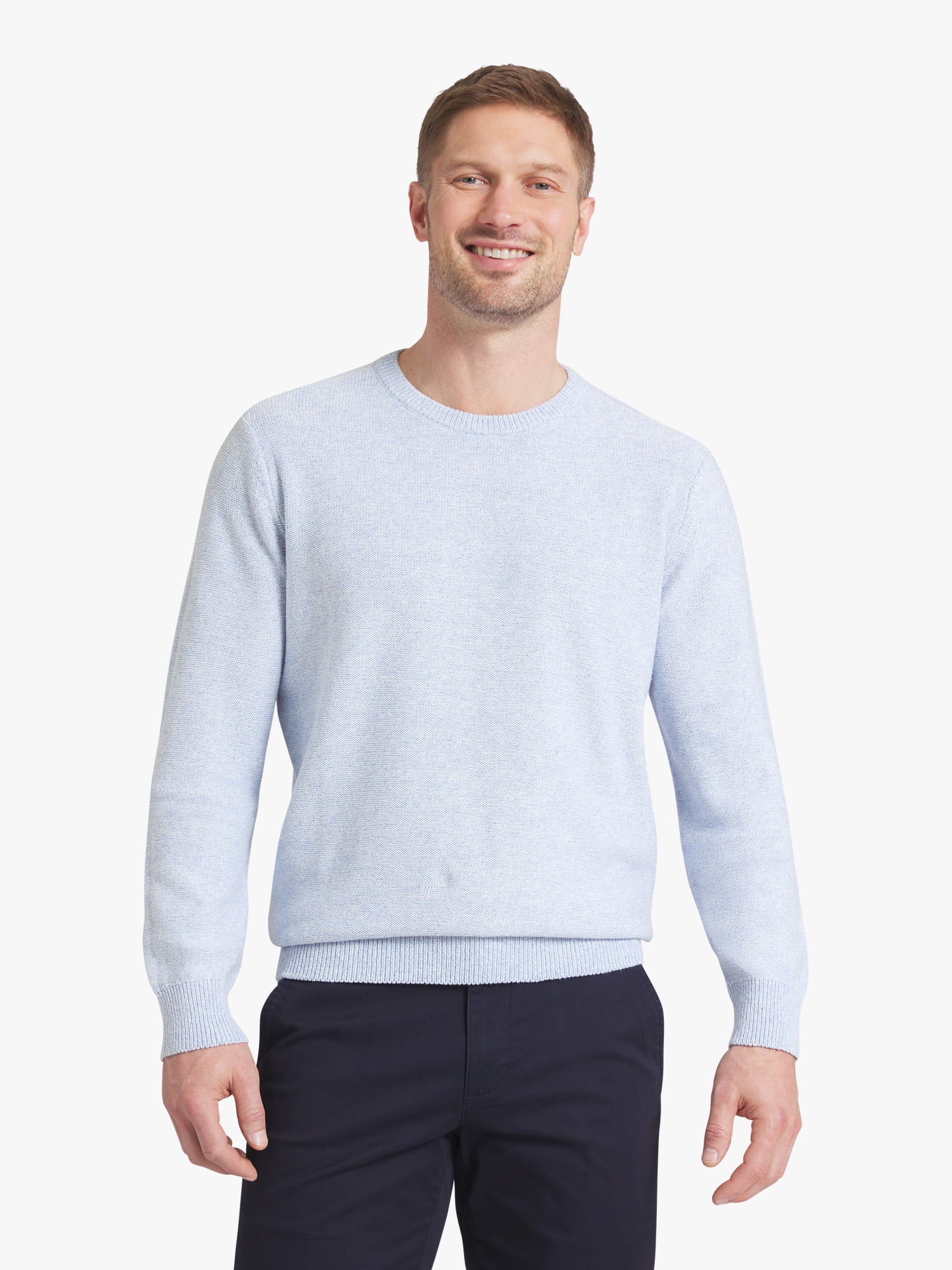 Chaps Men's & Big Men's Long Sleeve Crewneck Sweater, Sizes S-3XL